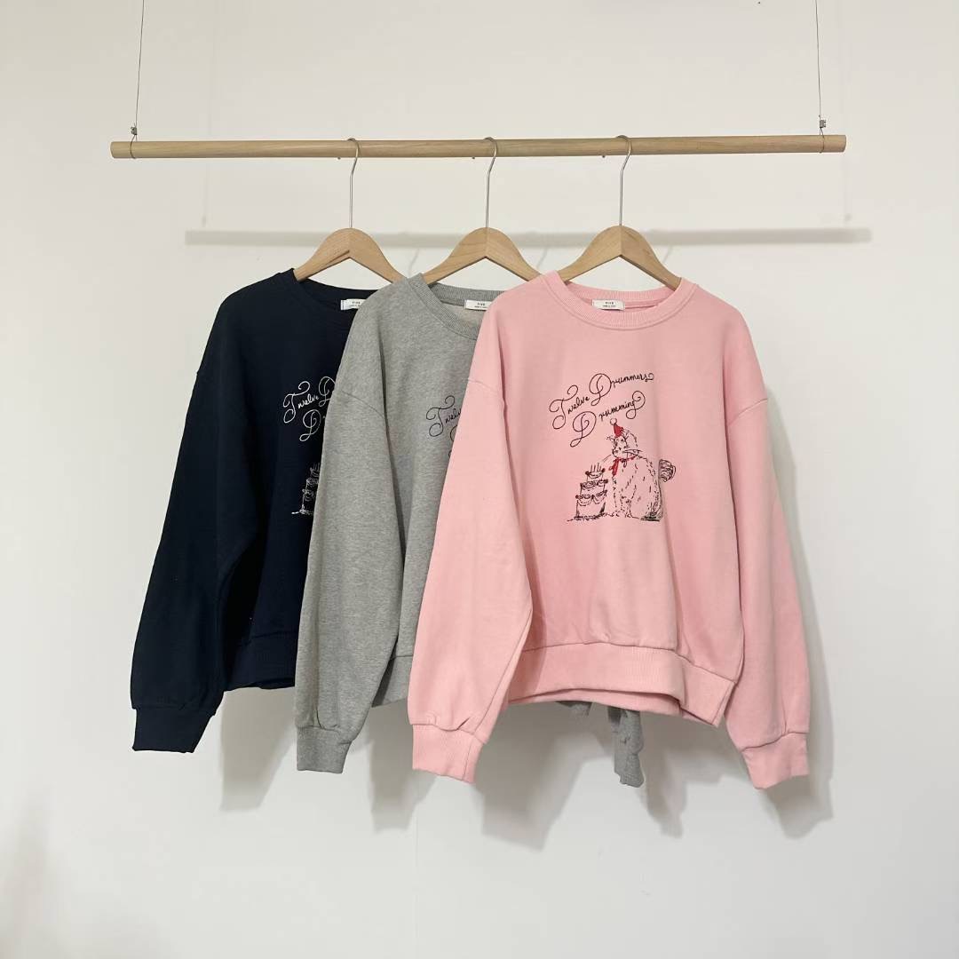 FIVE韓國直郵㊣女裝新款時尚熱賣推薦人氣真品25秋冬休閑衛衣FIVE衛衣圖色1左一色