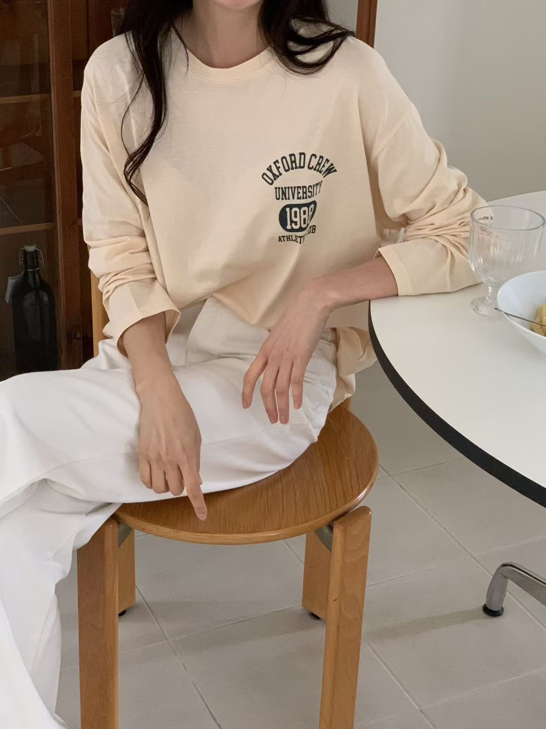SWEETEE-스위티-T韓國直郵㊣女裝新款熱賣休閑職業長袖T恤SWEETEE長袖T恤