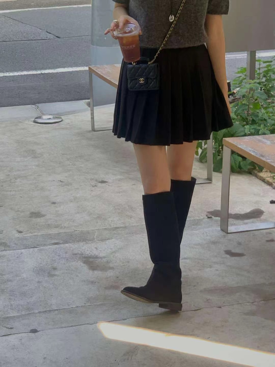 MIELLE-미엘르-OT東大門㊣直郵女士新款休閑推薦職業短裙MIELLE-미엘르-OT短裙圖色1