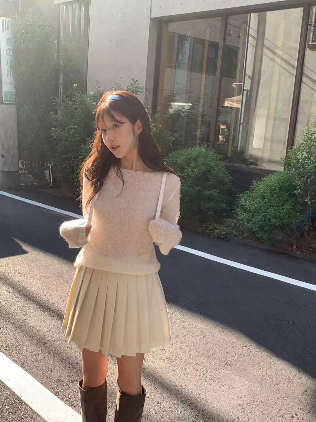 MIELLE-미엘르-OT東大門㊣直郵女士新款休閑推薦職業短裙MIELLE-미엘르-OT短裙圖色2