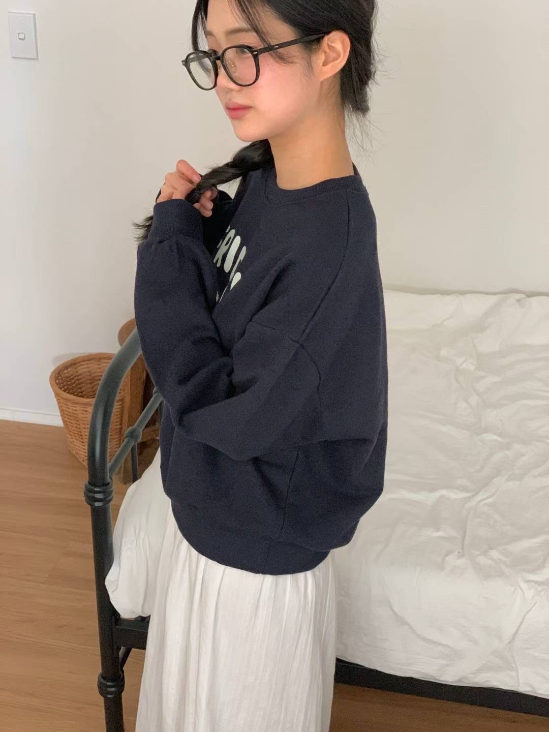 FIVE韓國直郵㊣女士新款時尚職業真品推薦人氣25秋冬熱賣衛衣FIVE衛衣