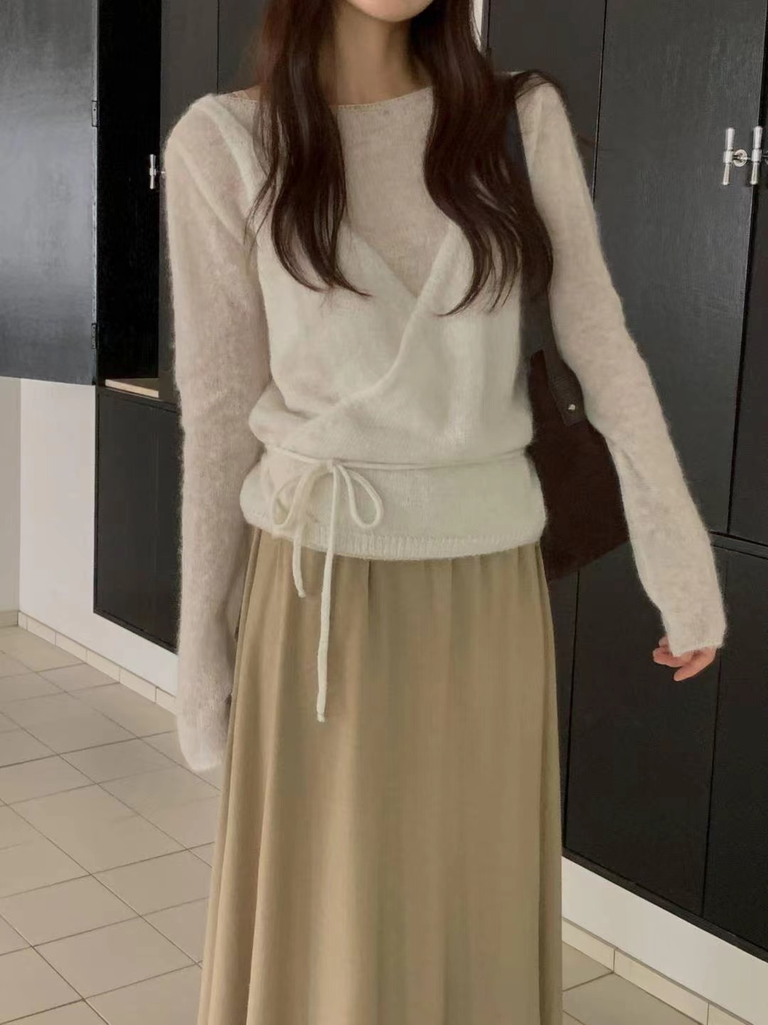 MIELLE-미엘르-OT東大門㊣實拍女裝新品25秋冬吊帶背心不含內搭MIELLE-미엘르-OT吊帶/背心