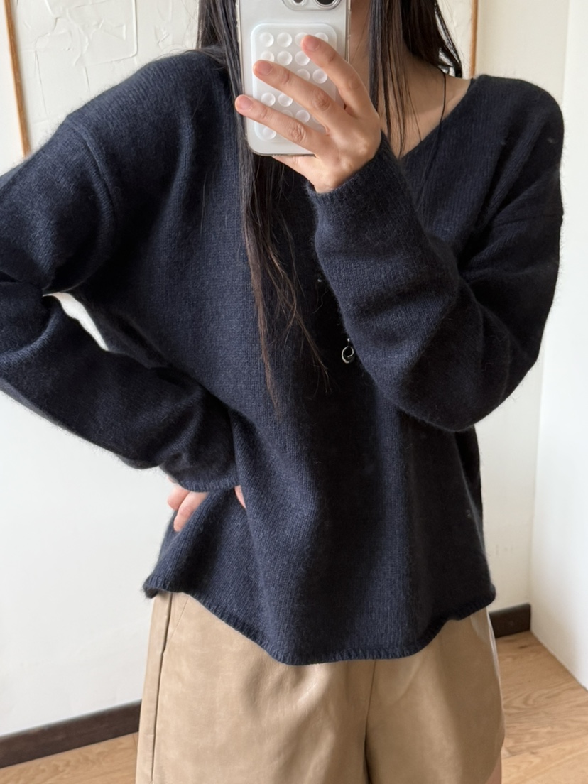 A P-STUDIO韓國直郵㊣女士新品25秋冬人氣休閑推薦針織衫A P-STUDIO針織衫