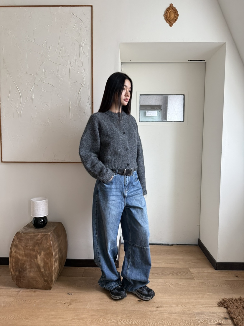 A P-STUDIO東大門㊣實拍女裝新品25秋冬時尚真品人氣毛衣A P-STUDIO毛衣