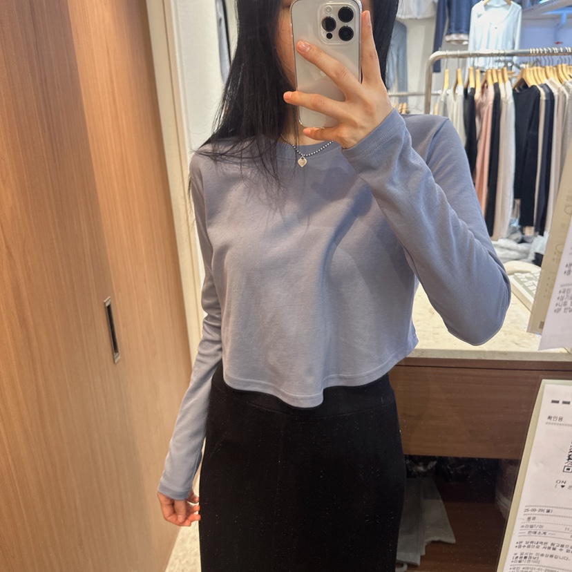 ON THE MODE東大門㊣直郵女士新品職業時尚真品人氣長袖T恤ON THE MODE長袖T恤
