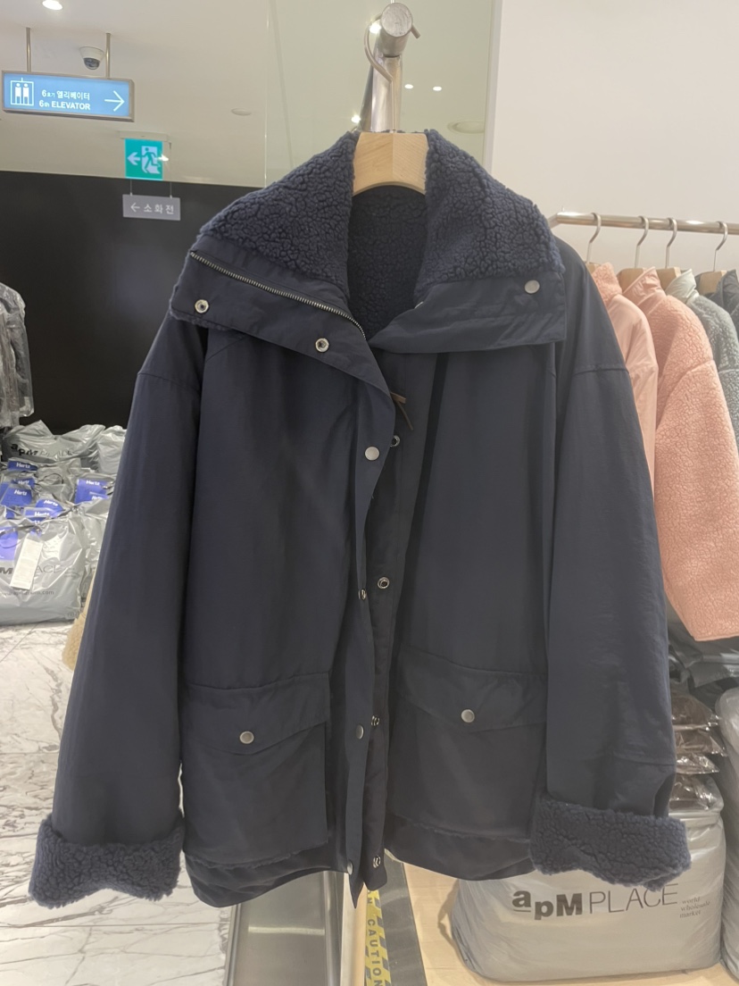 A P-STUDIO韓國直郵㊣女裝新品熱賣休閑職業真品夾克里外穿A P-STUDIO夾克圖色3