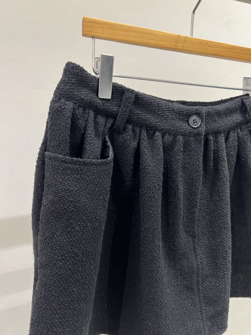 SHIRRING東大門㊣實拍女裝新品25秋冬職業人氣短裙粗花呢打折SHIRRING短裙