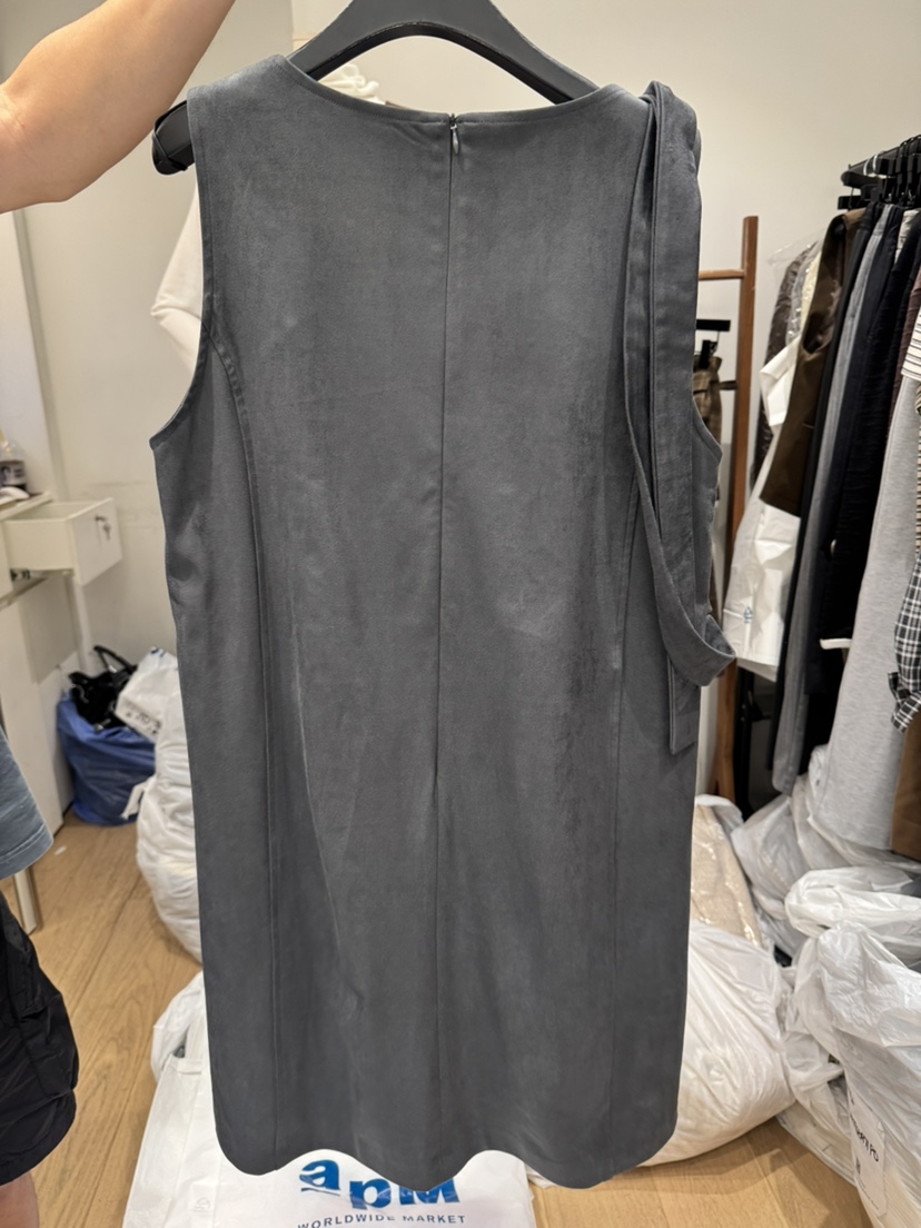 BIEN GARDER韓國直郵㊣女裝新款推薦連衣裙不含內搭絨面革BIEN GARDER連衣裙