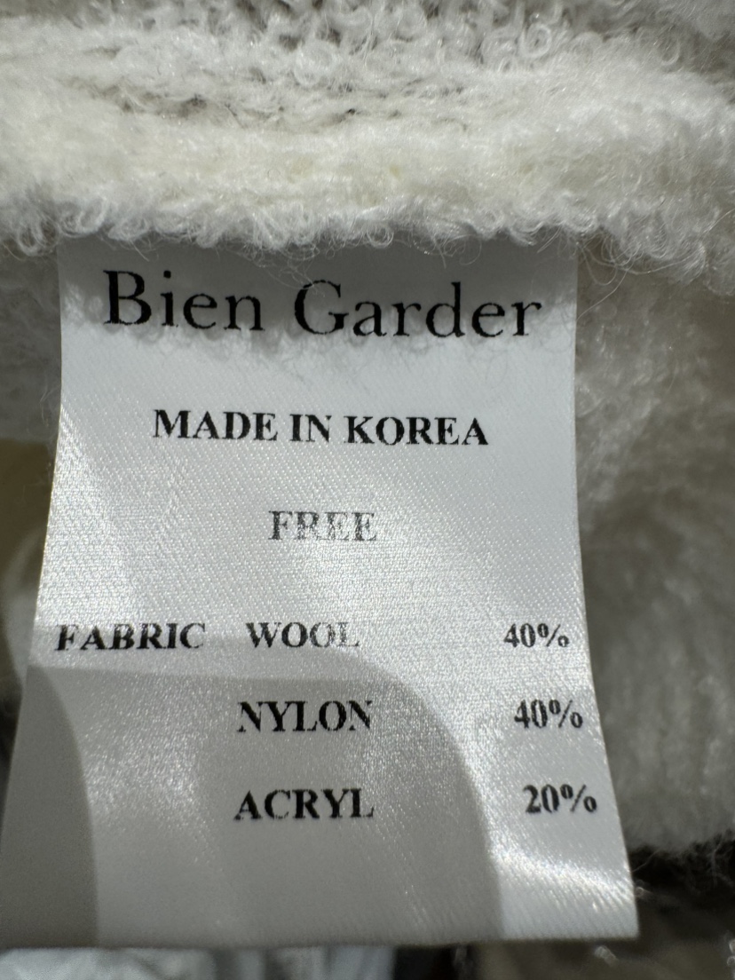 BIEN GARDER韓國代購㊣女士新款時尚職業真品25秋冬針織衫BIEN GARDER針織衫