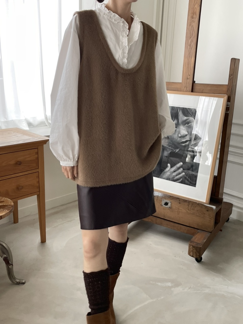 FOSET東大門㊣代購女裝新品真品休閑推薦人氣25秋冬吊帶背心FOSET吊帶/背心