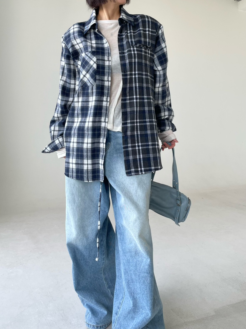 REIZ東大門㊣直郵女裝新款熱賣25秋冬真品推薦休閑襯衫蕾絲衫REIZ襯衫/蕾絲衫