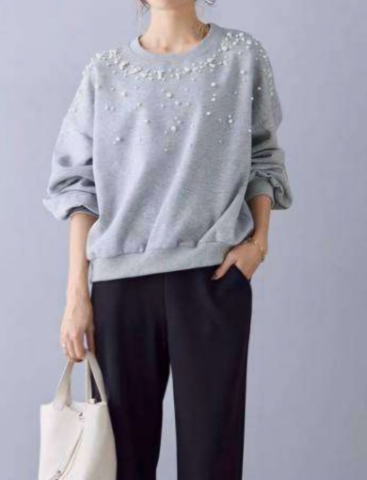BLING BLING-S東大門㊣直郵女士新品推薦休閑25秋冬長袖T恤BLING BLING-S長袖T恤圖色1