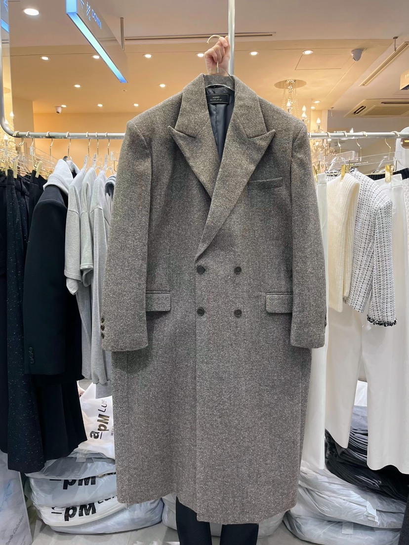 WORK SHOP東大門㊣直郵女士新款真品休閑人氣推薦中長款大衣Work_shop中長款大衣圖色2