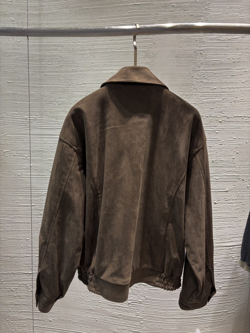 2BOTTLE東大門㊣直郵女士新品休閑推薦25秋冬時尚夾克絨面革2BOTTLE夾克