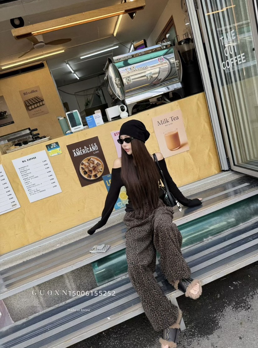 OKIE韓國直郵㊣女士新品時尚人氣推薦職業休閑真品熱賣休閑褲OKIE休閑褲