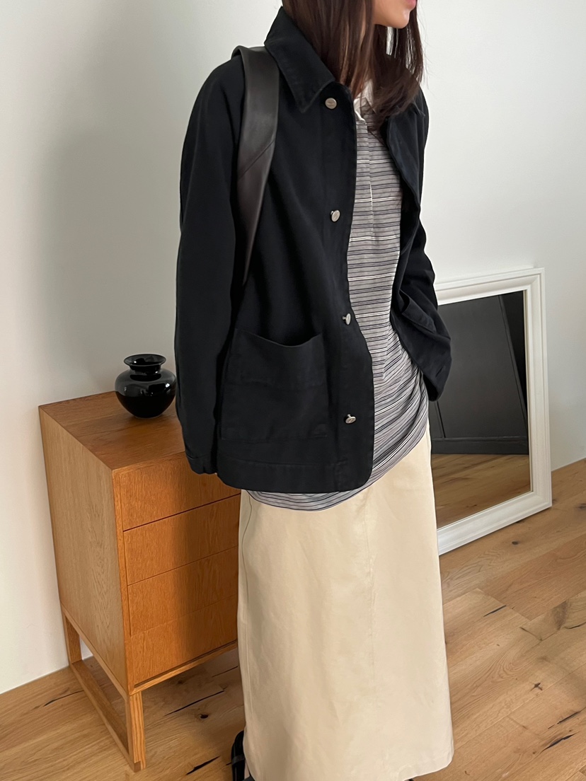OP PER韓國代購㊣女裝新品25秋冬休閑推薦時尚熱賣職業夾克OPPER-simplebeige夾克
