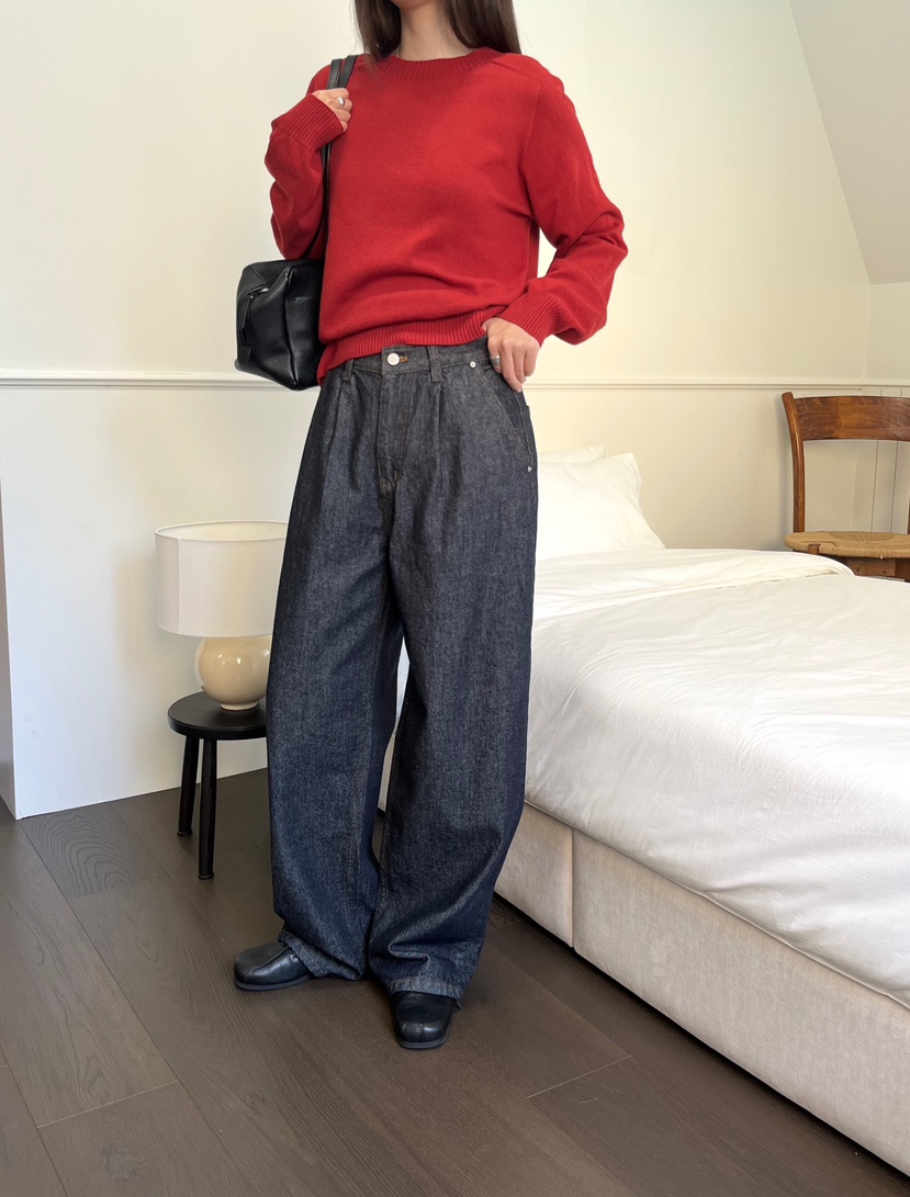 OP PER東大門㊣直郵女士新款休閑推薦人氣時尚熱賣真品牛仔褲OPPER-simplebeige牛仔褲