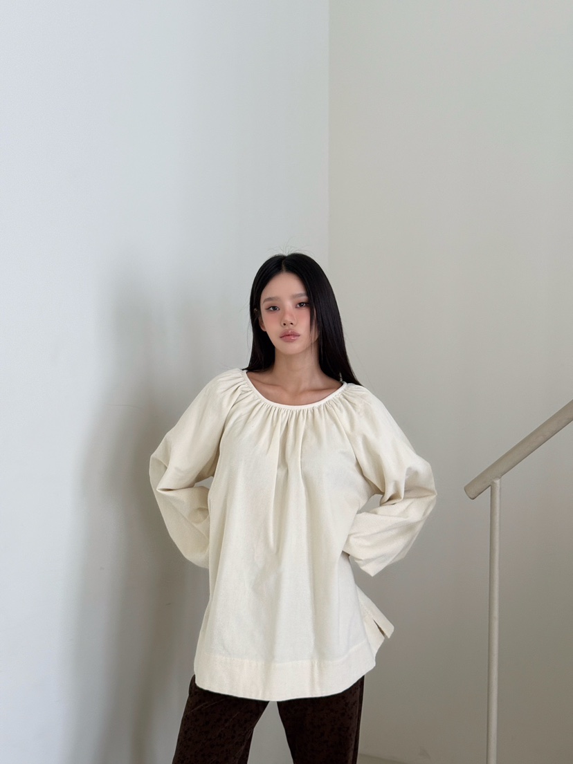 ORDINARYA東大門㊣直郵女裝新品推薦熱賣25秋冬真品襯衫蕾絲衫ROESMMOSS襯衫/蕾絲衫