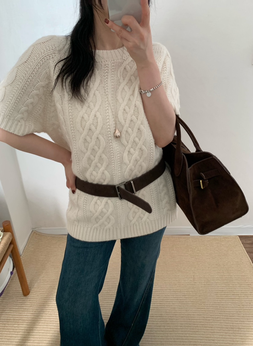 TWENTY FOUR SEVEN24-7東大門㊣代購女裝新品時尚針織衫羊毛TEWNTY FOUR SEVEN24-7針織衫