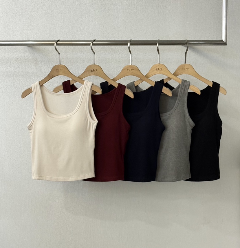 TWENTY FOUR SEVEN24-7韓國代購㊣女士新品時尚吊帶背心TEWNTY FOUR SEVEN24-7吊帶/背心