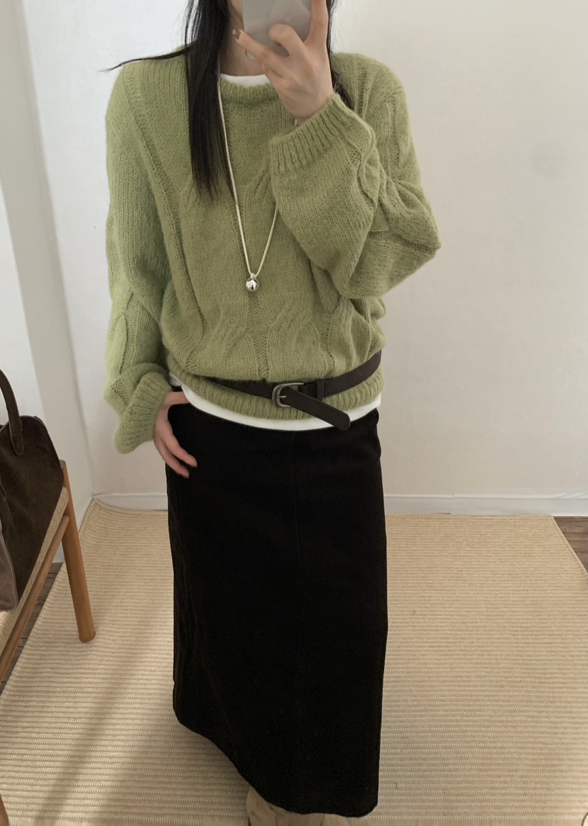 TWENTY FOUR SEVEN24-7韓國代購㊣女士新品真品長裙含腰帶TEWNTY FOUR SEVEN24-7長裙