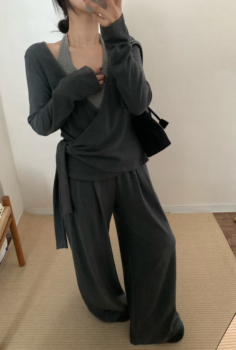 TWENTY FOUR SEVEN24-7東大門㊣代購女士新品休閑套裝兩件套套裝TEWNTY FOUR SEVEN24-7套裝