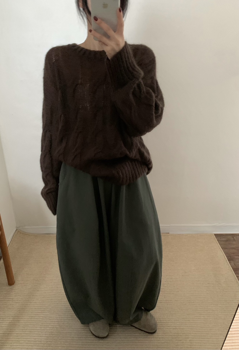 TWENTY FOUR SEVEN24-7韓國直郵㊣女裝新款25秋冬針織衫馬海毛羊毛TEWNTY FOUR SEVEN24-7針織衫