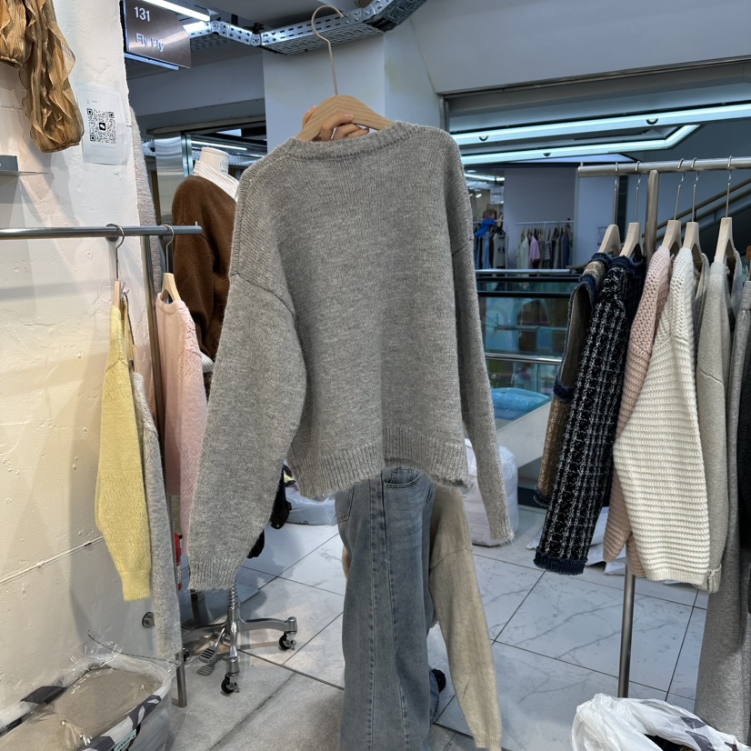 FLY FLY韓國直郵㊣女裝新款休閑職業真品時尚熱賣毛衣開衫FLY FLY毛衣