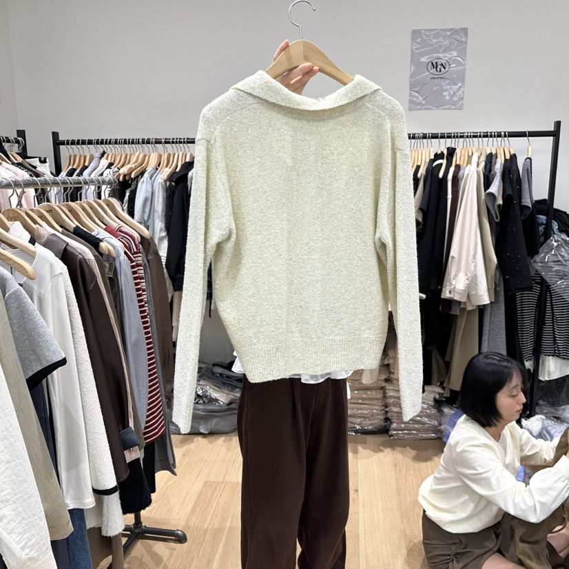 M.G.N韓國代購㊣女裝新品25秋冬真品人氣休閑推薦熱賣針織衫MAGNET針織衫