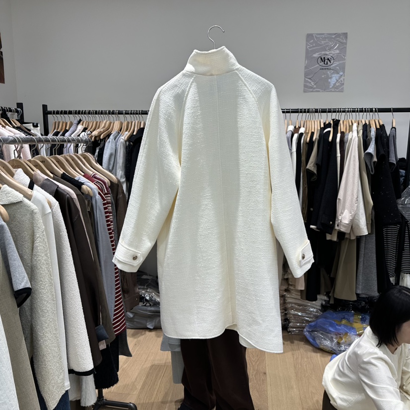M.G.N東大門㊣直郵女裝新品25秋冬熱賣真品人氣中長款大衣MAGNET中長款大衣