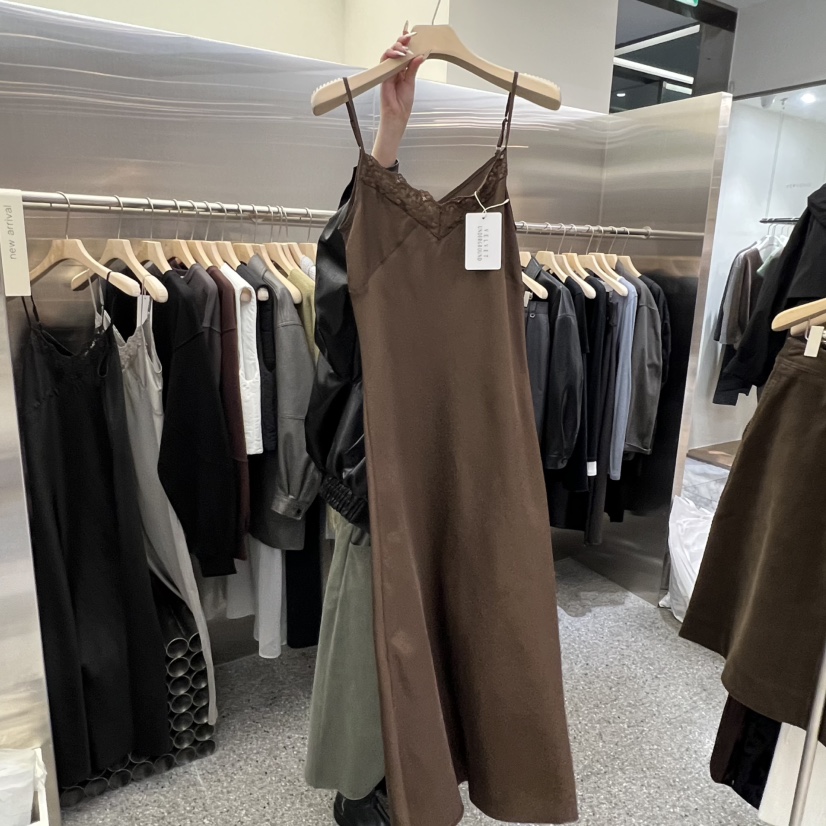 VELVET UNDERGROUND東大門㊣直郵女裝新品25秋冬連衣裙蕾絲VELVET UNDERGROUND連衣裙圖色3