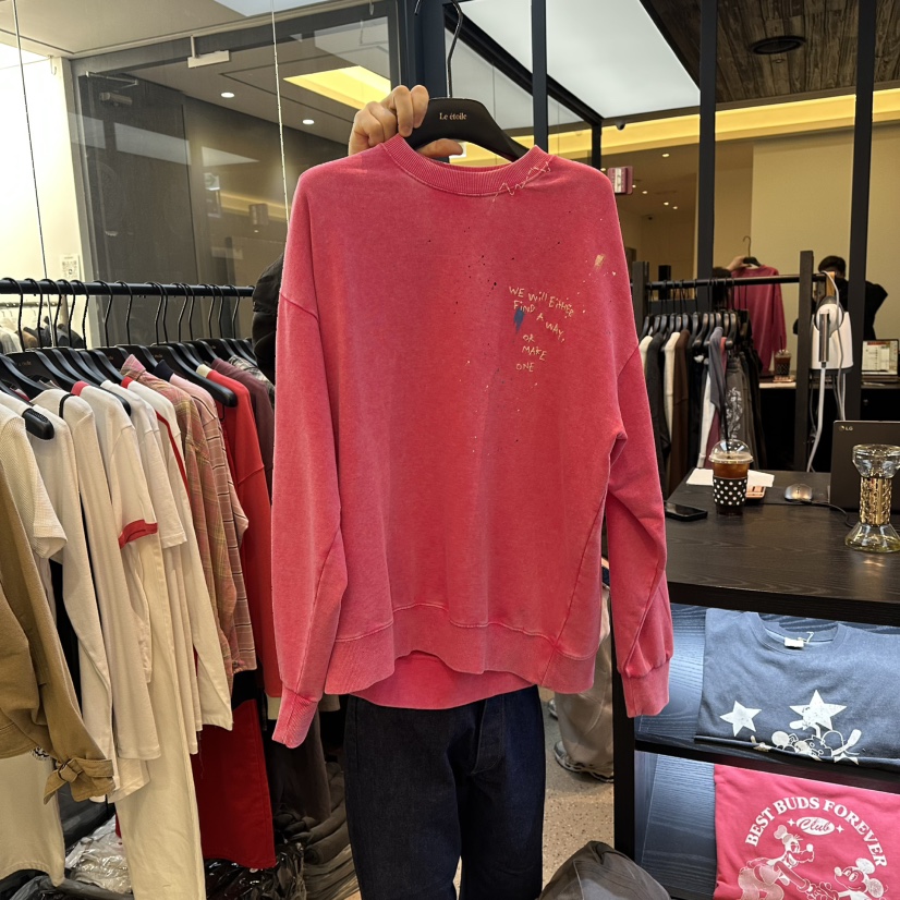 LE ETOILE韓國代購㊣女裝新品25秋冬職業休閑熱賣人氣衛衣LE ETOILE衛衣圖色1