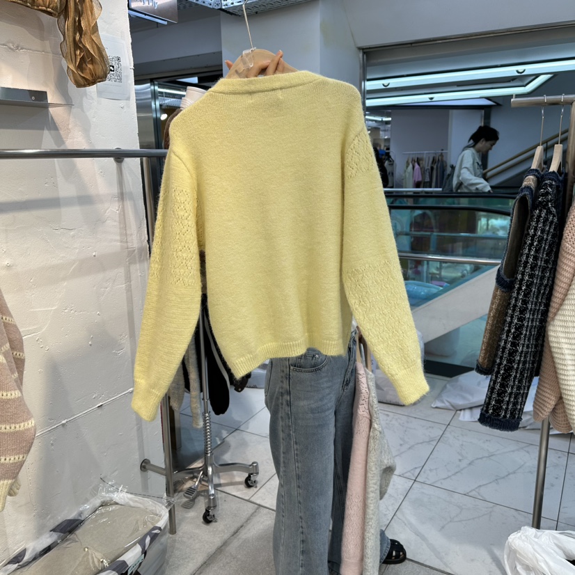 FLY FLY韓國代購㊣女士新品熱賣推薦時尚真品職業毛衣開衫FLY FLY毛衣