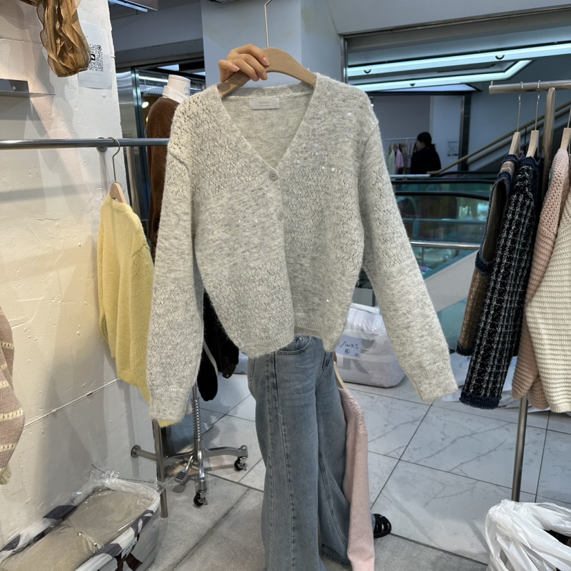FLY FLY韓國代購㊣女士新品熱賣推薦時尚真品職業毛衣開衫FLY FLY毛衣圖色2