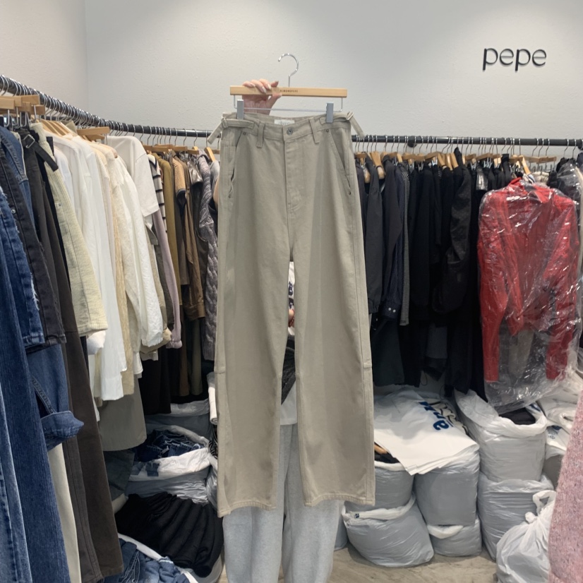 ALMOND PEPE東大門㊣實拍女裝新款真品時尚推薦25秋冬休閑褲ALMOND PEPE休閑褲圖色1