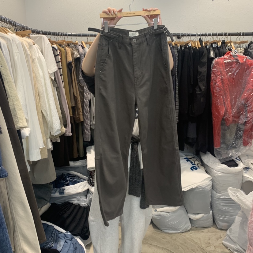 ALMOND PEPE東大門㊣實拍女裝新款真品時尚推薦25秋冬休閑褲ALMOND PEPE休閑褲圖色2