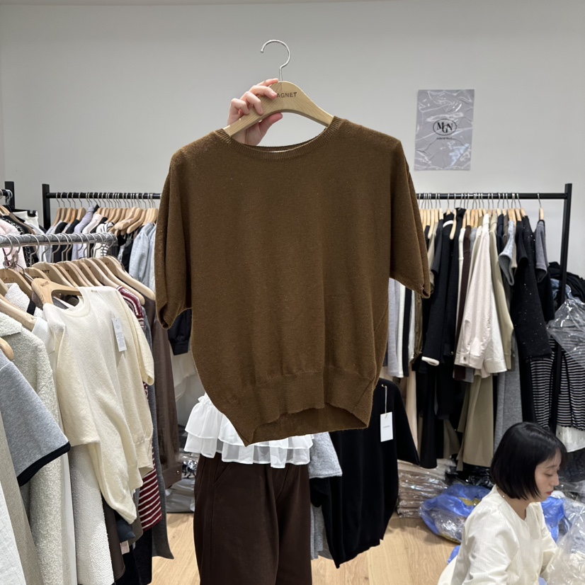 M.G.N東大門㊣直郵女裝新品職業休閑推薦25秋冬時尚針織衫MAGNET針織衫圖色3