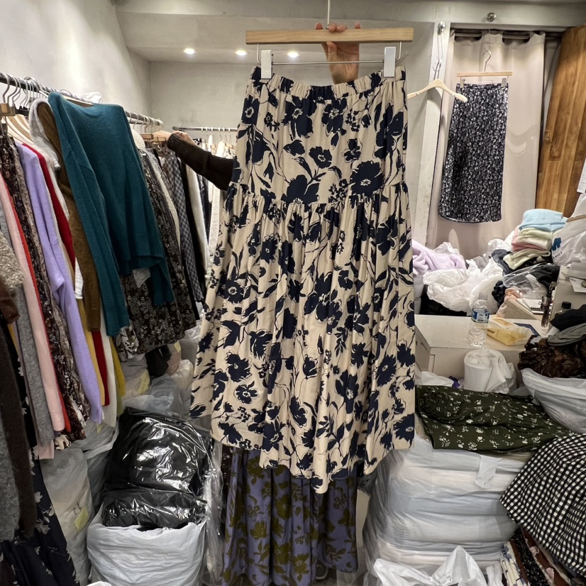 LOGROAD東大門㊣代購女裝新款真品人氣25秋冬熱賣半身裙中短裙LOG ROAD半身裙/中短裙
