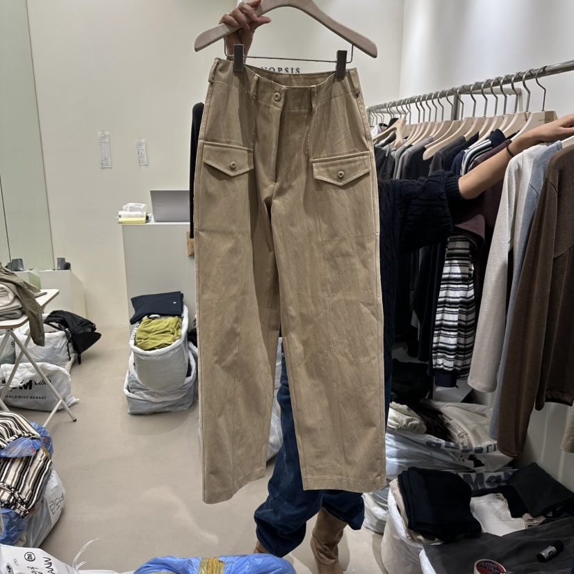 NOPSIS東大門㊣實拍女士新品真品人氣25秋冬職業推薦休閑褲NOPSIS休閑褲圖色2