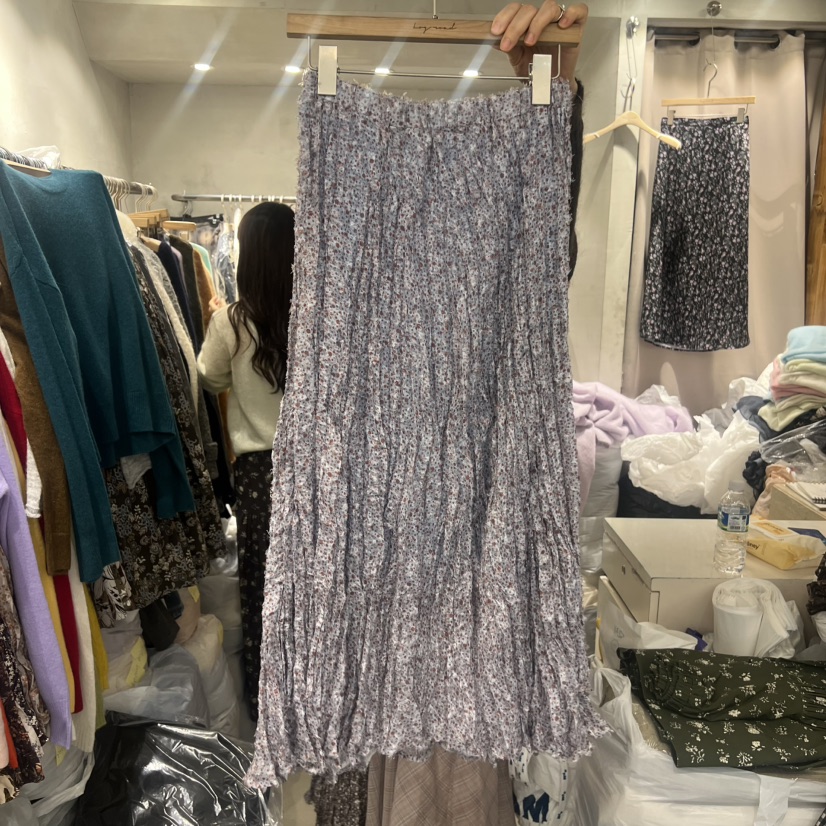 LOGROAD東大門㊣實拍女裝新品25秋冬時尚職業真品半身裙中短裙LOG ROAD半身裙/中短裙圖色2