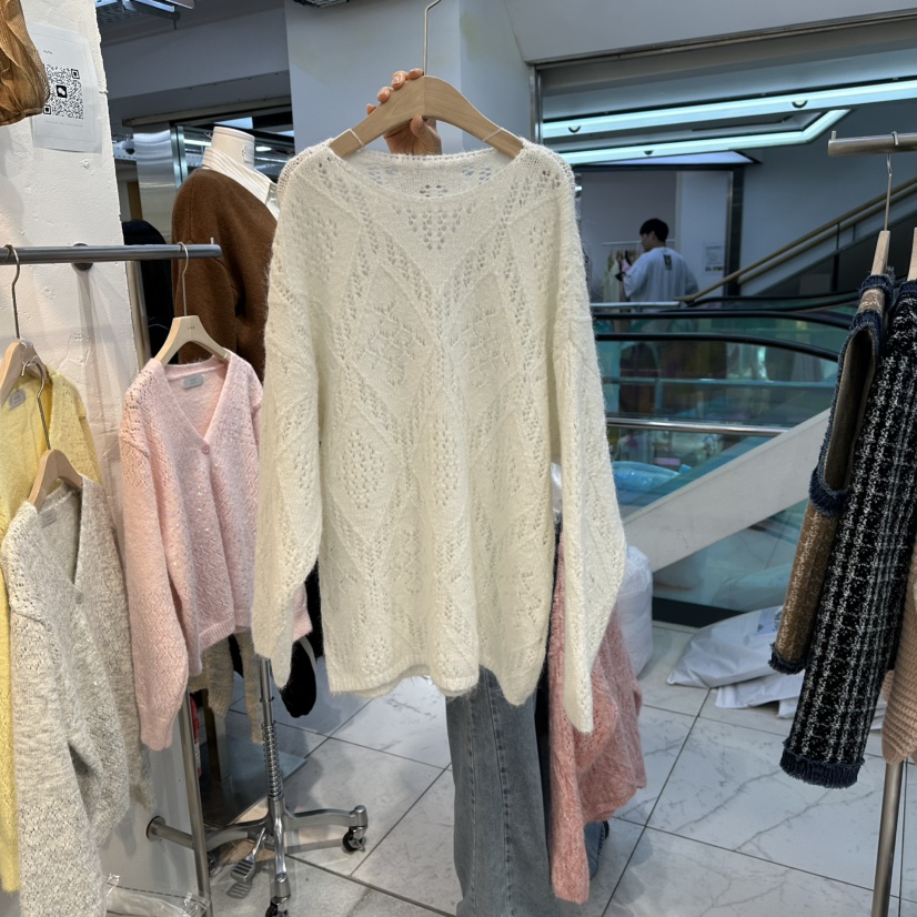 FLY FLY韓國代購㊣女士新品時尚熱賣人氣25秋冬真品推薦毛衣FLY FLY毛衣圖色2