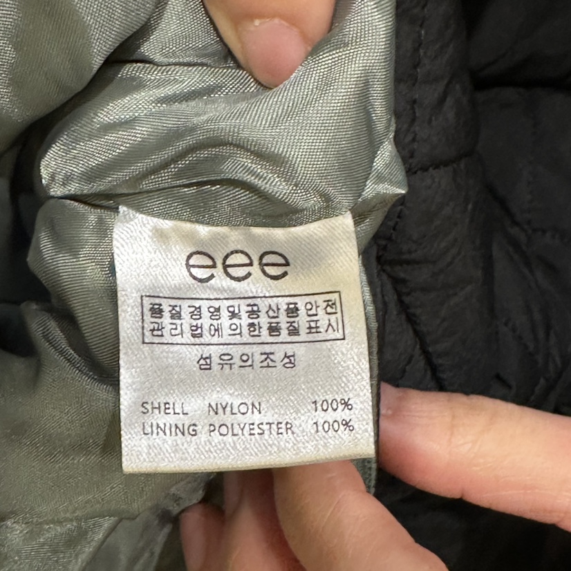 E/E/E韓國直郵㊣女裝新款推薦熱賣真品人氣25秋冬夾克絎縫E/E/E夾克