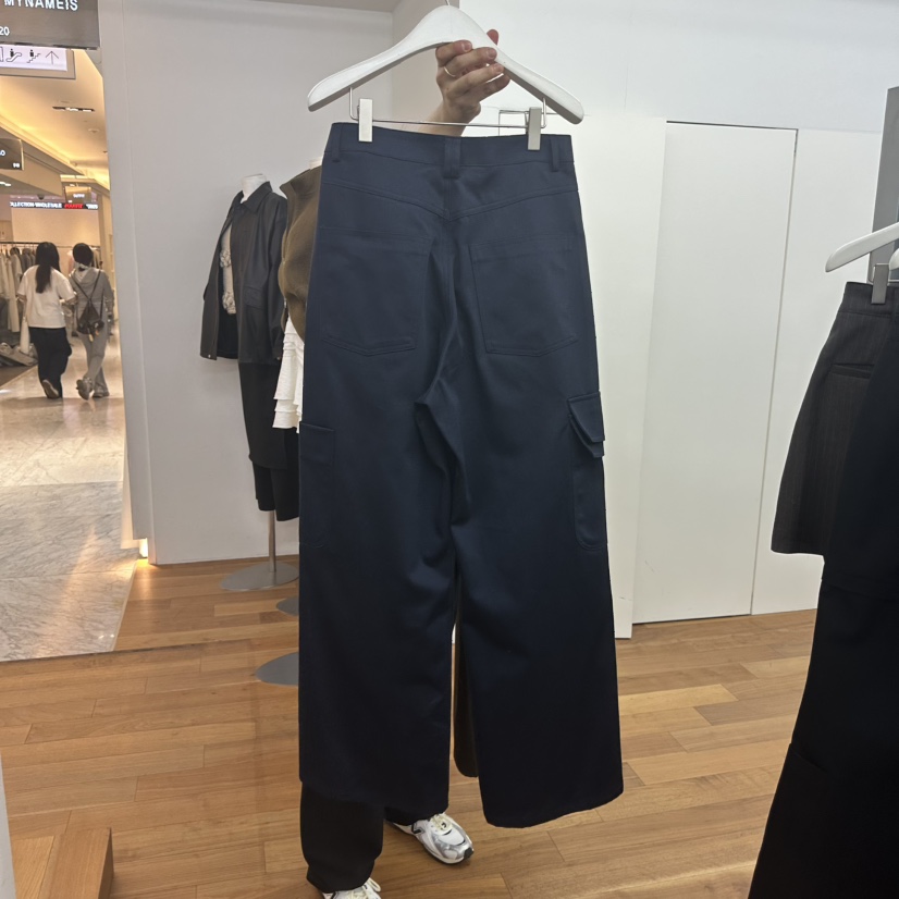 MYNAMEIS韓國代購㊣女士新品25秋冬熱賣真品人氣休閑褲口袋MYNAMEIS休閑褲