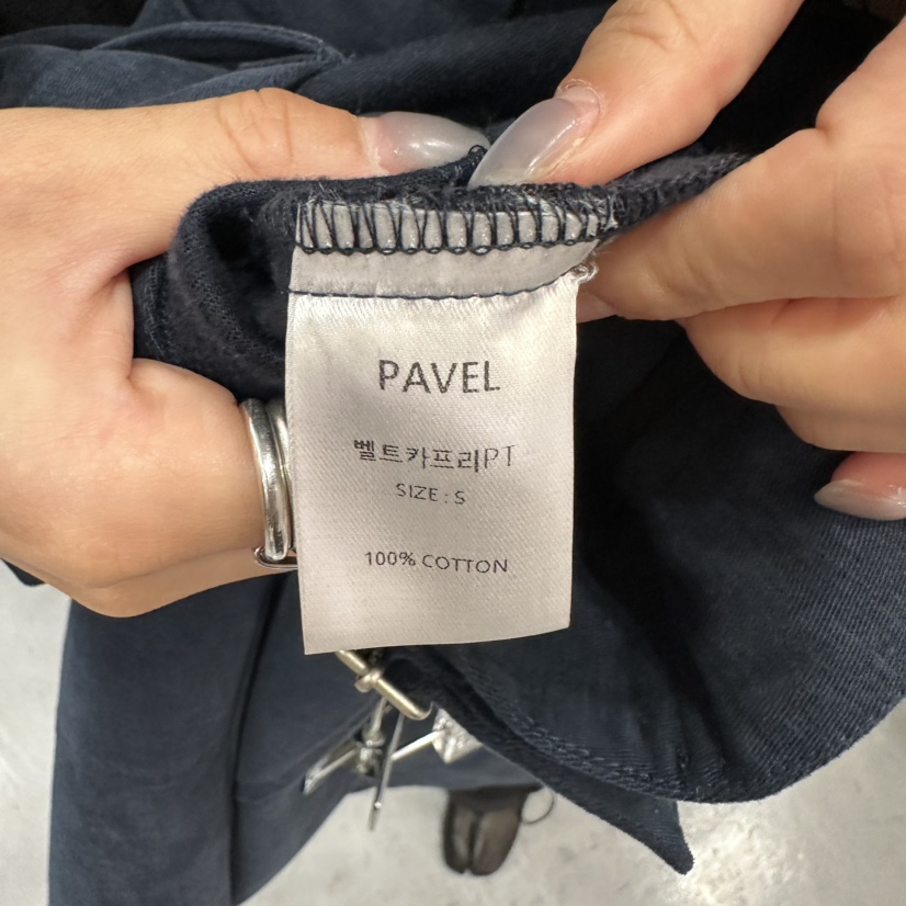 PAVEL韓國直郵㊣女裝新品真品人氣職業25秋冬時尚短褲天鵝絨PAVEL短褲