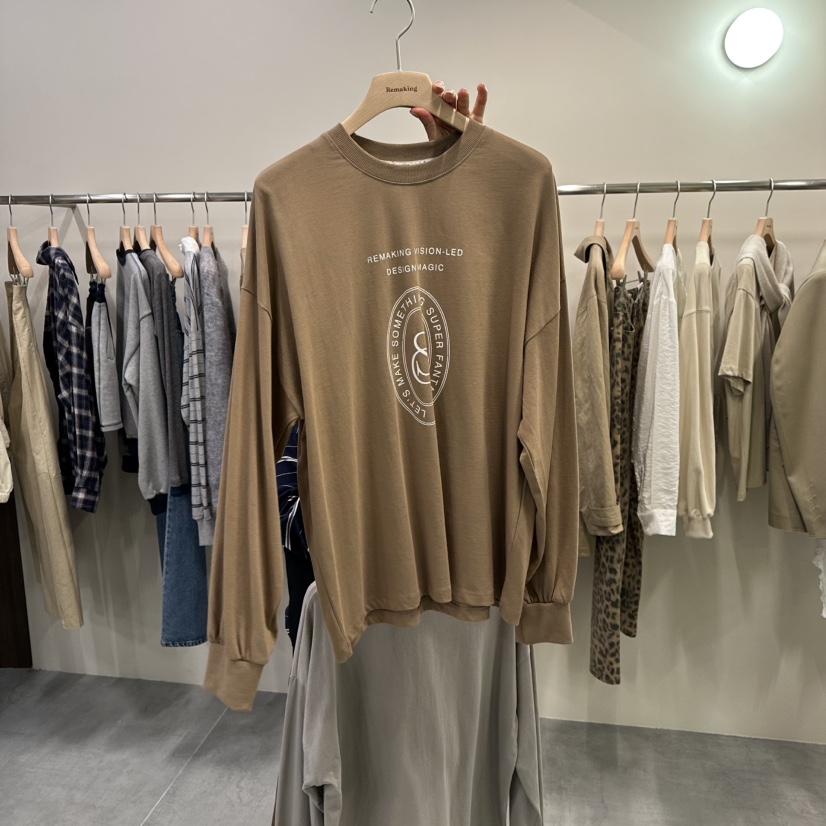URBANSTORY/REMAKING東大門㊣代購女裝新品職業時尚長袖T恤Remaking/URBANSTORY長袖T恤圖色2