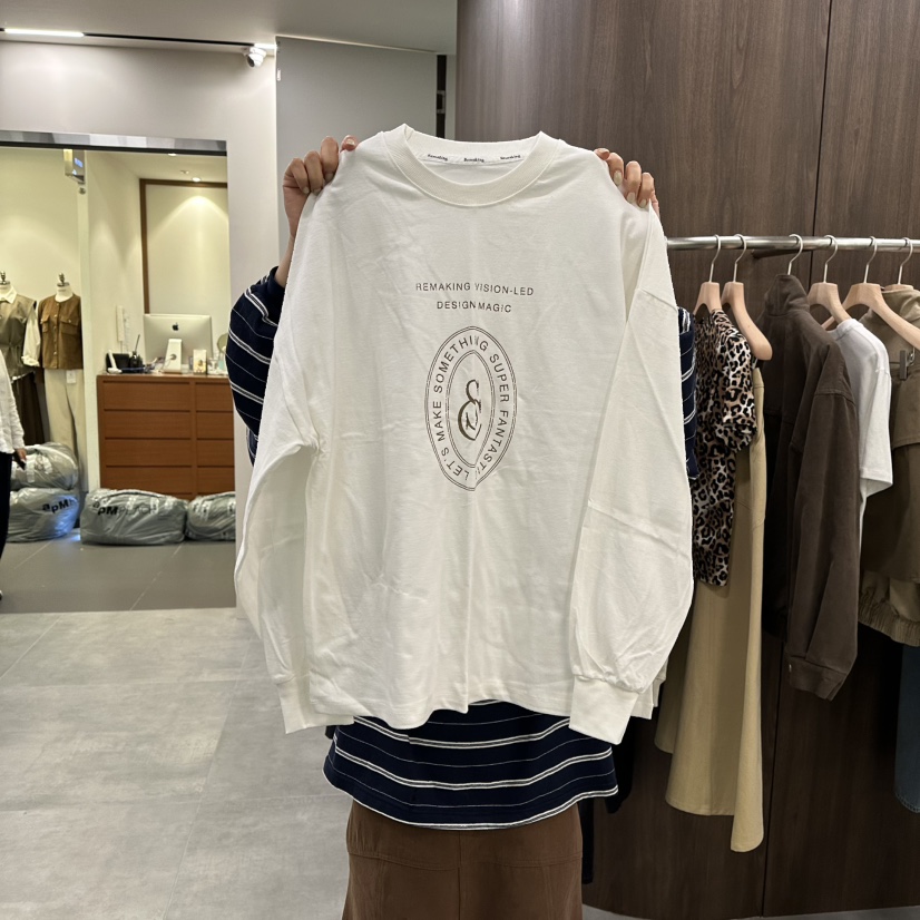 URBANSTORY/REMAKING東大門㊣代購女裝新品職業時尚長袖T恤Remaking/URBANSTORY長袖T恤圖色4