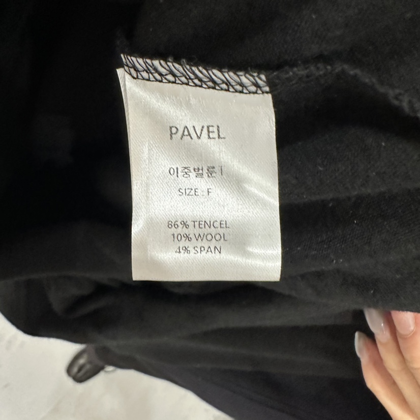 PAVEL東大門㊣實拍女裝新款推薦25秋冬熱賣真品長袖T恤假兩件PAVEL長袖T恤