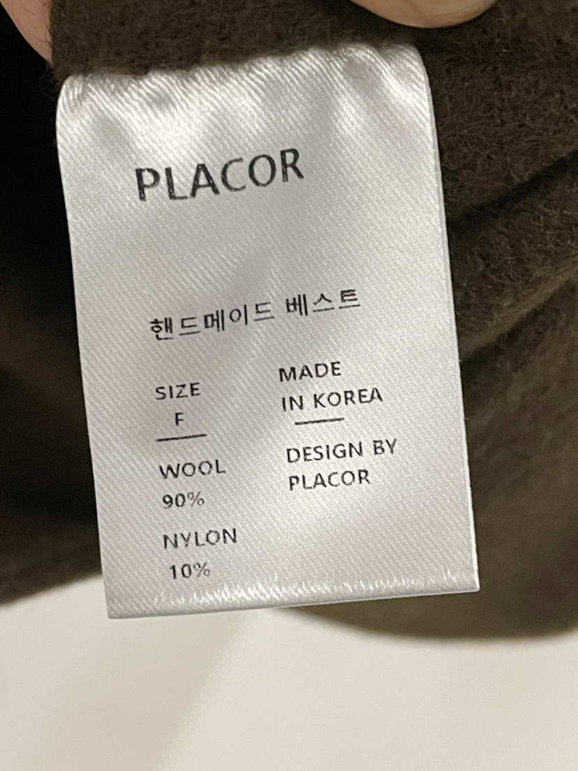 REGULARLY/PLACOR韓國直郵㊣女裝新品人氣真品馬甲手工制作REGULARLY/PLACOR馬甲