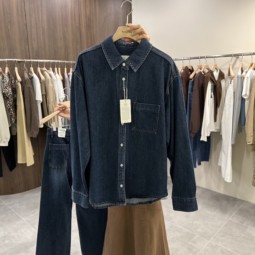 URBANSTORY/REMAKING東大門㊣直郵女士新款時尚襯衫蕾絲衫Remaking/URBANSTORY襯衫/蕾絲衫圖色1