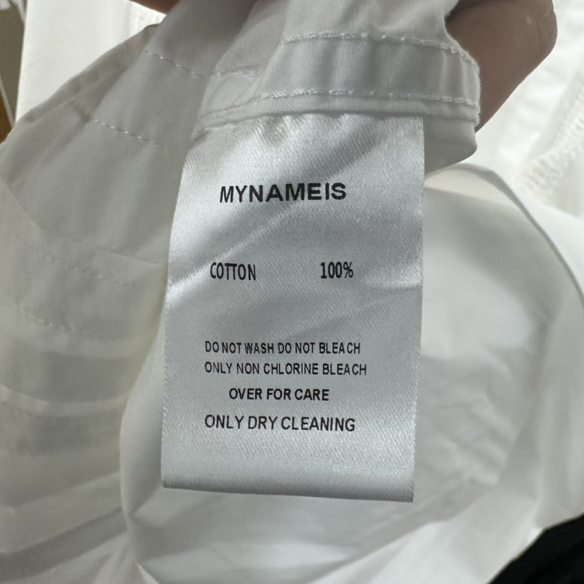 MYNAMEIS韓國直郵㊣女裝新款推薦25秋冬真品熱賣襯衫蕾絲衫MYNAMEIS襯衫/蕾絲衫